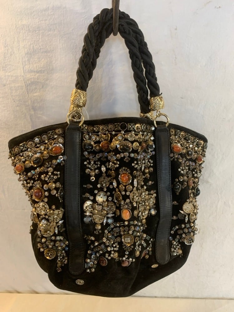 Oscar De la Renta Beaded Handbag (1 of 9)