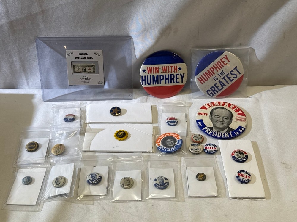 Vtg. Campaign Buttons (1 of 7)