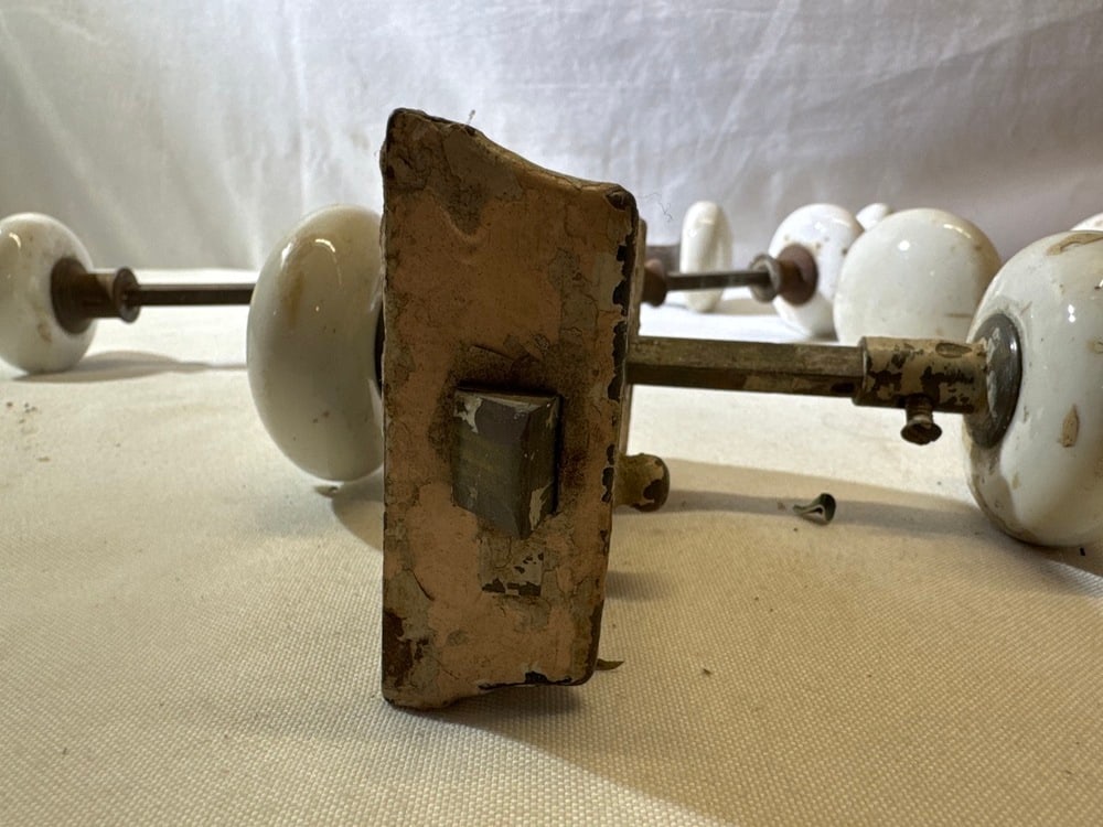 Vintage Porcelain Door Knobs and Locks - 8