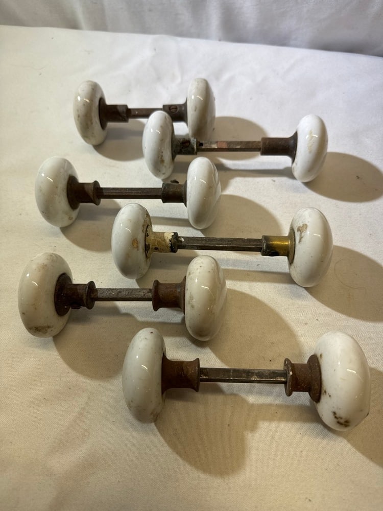 Vintage Porcelain Door Knobs and Locks - 9