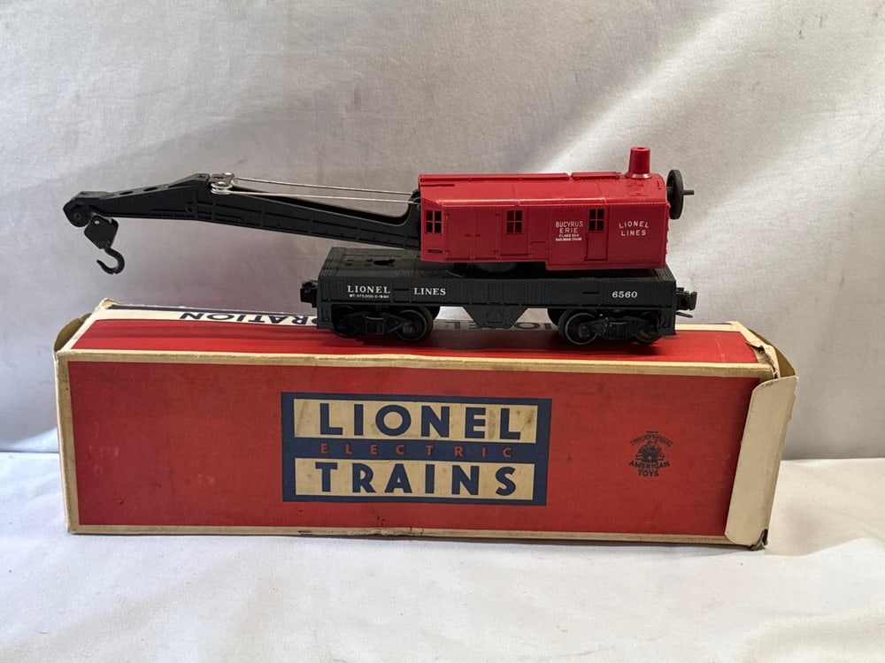 Lionel No. 6560 Operating Work Crane: Lionel No. 6560 Operating Work Crane