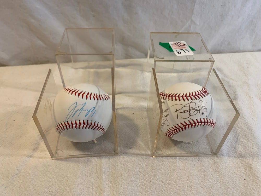 Signed Baseballs: Signed Baseballs No COA’s