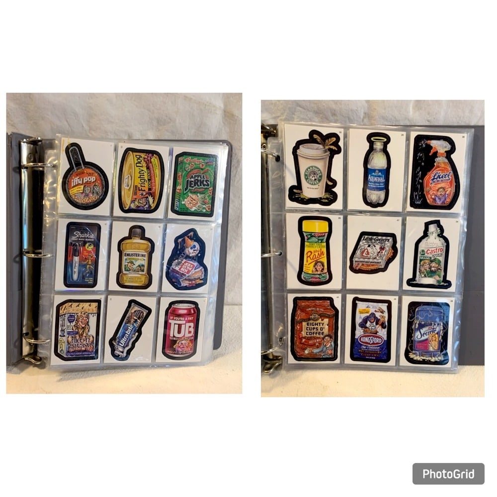 Collection of Wacky Packs: Collection of Wacky Packs in Binder