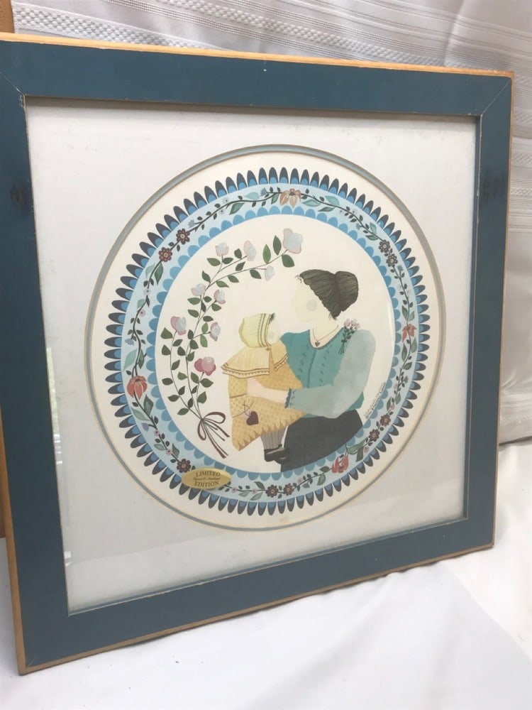 Innocence By B Bourgeau- Richards: Innocence By B Bourgeau-Richards Limited Edition Pencil Signed and numbered 256/1000 21" x 21"