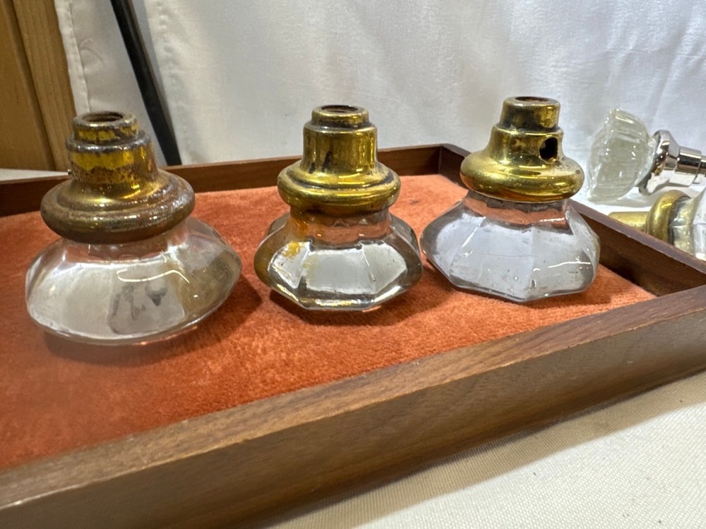 Vintage Glass Door Knobs - 3