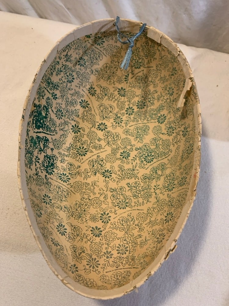 Vtg Paper Mache' Easter Egg Halves - 6