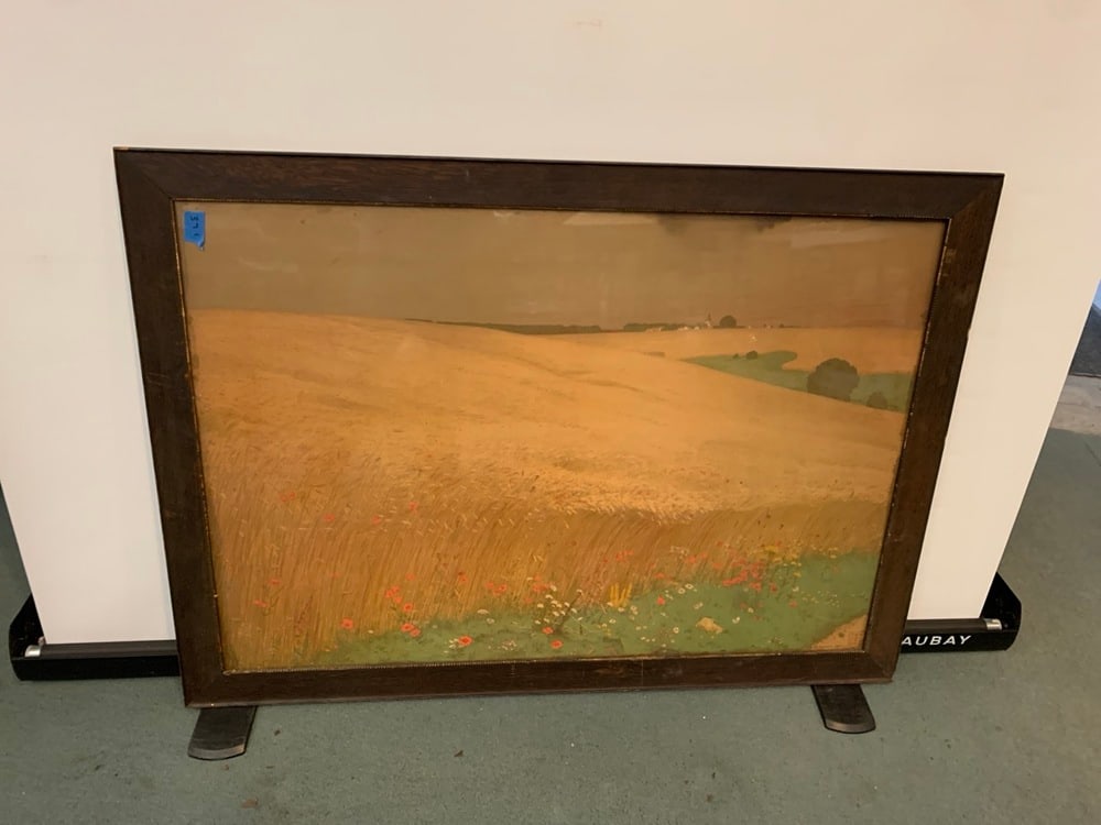 Print After Hans Richard von Volkmann: Print After Hans Richard von Volkmann “ Kornfeld”- 44” x 32”