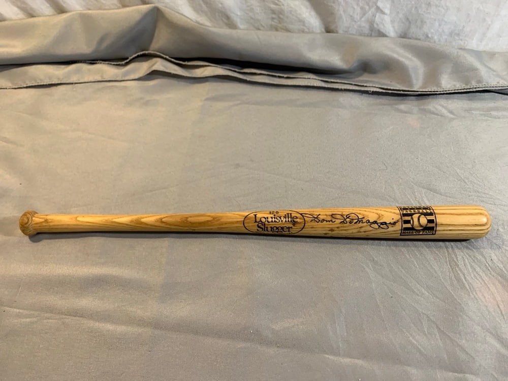 Dom DiMaggio Signed Mini Bat: Dom DiMaggio Signed Mini Bat with JSA COA HH94108
