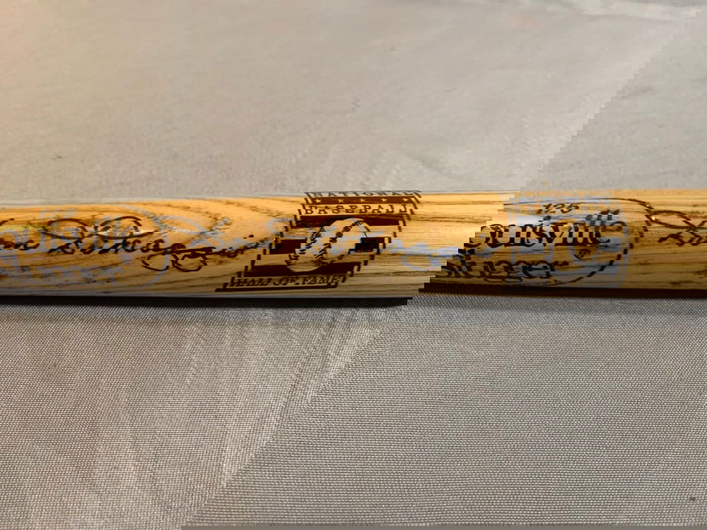 Dom DiMaggio Signed Mini Bat - 2