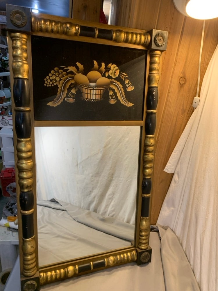 Lambert Hitchcock Federal Mirror: Lambert Hitchcock Federal Mirror- 17.5” x 31”