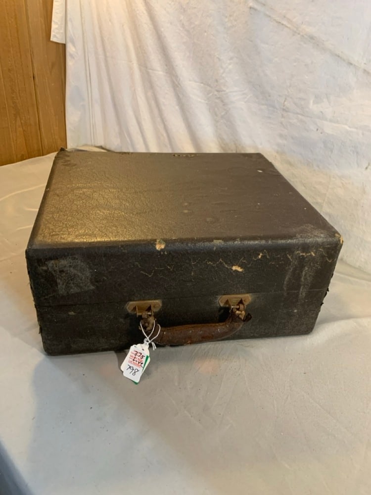 Birch Suitcase Phonograph - 8