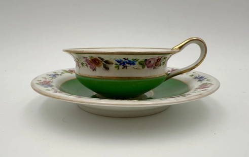 Russian Imperial porcelain cup and saucer, Gardener manufactory: Russian Imperial porcelain cup and saucer, Gardener manufactorySet of cup and saucer by Gardner factory.Very good condition,free of damage and restoration