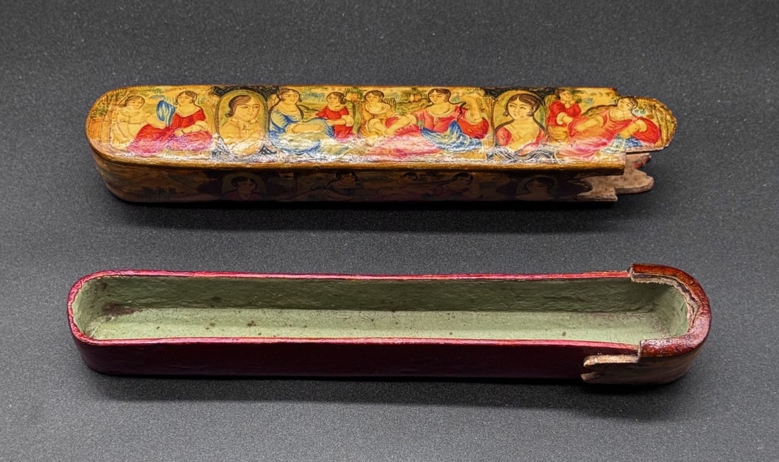 Qajar 18th Century Persian Lacquered Box (1 of 12)