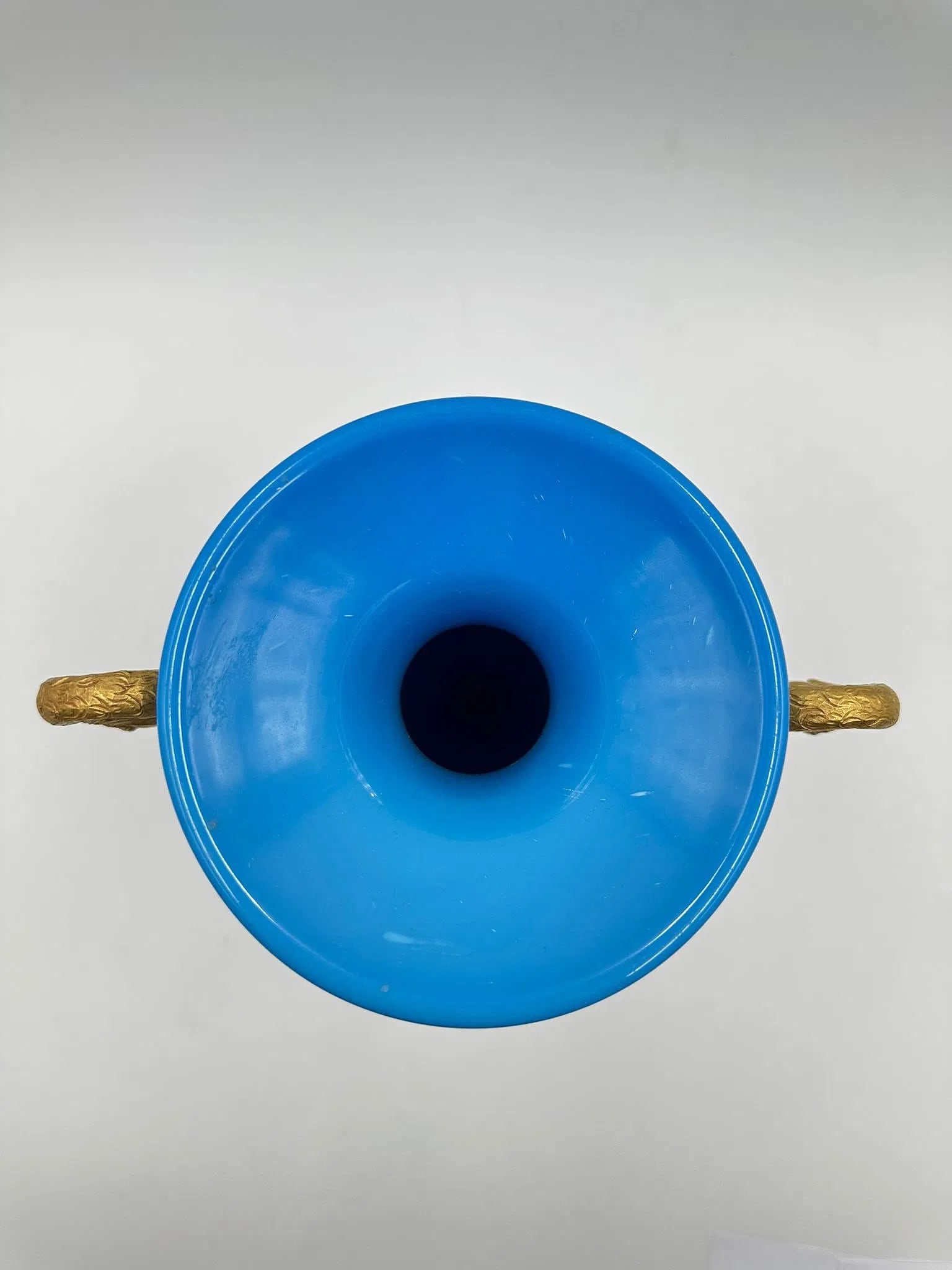 Charles X Opaline and Ormolu two handled vase - 9