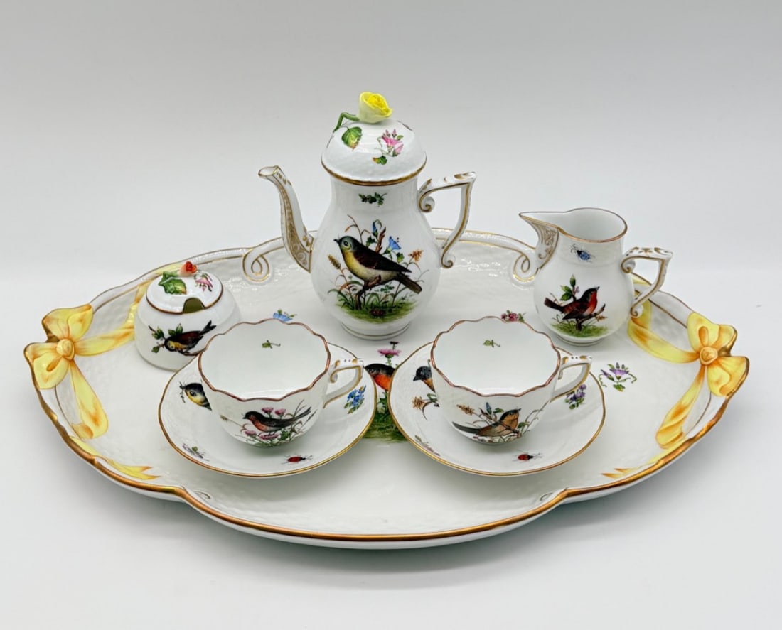 Tête à Tête Herend Rotchild Coffee Set (1 of 12)