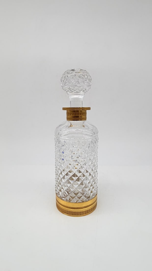 BACCARAT CUT CRYSTAL DECANTER WITH GILT-BRONZE MOUNTS, LATE 19TH TO EARLY 20TH CENTURY (1 of 15)