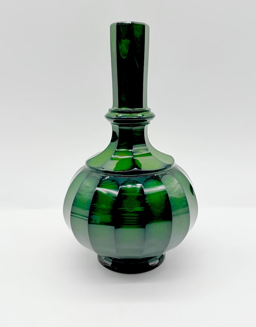 BOHEMIAN LITHYALIN / HYALITH GLASS VASE BY Friedrich EGERMANN (1777 ; 1864) (1 of 10)
