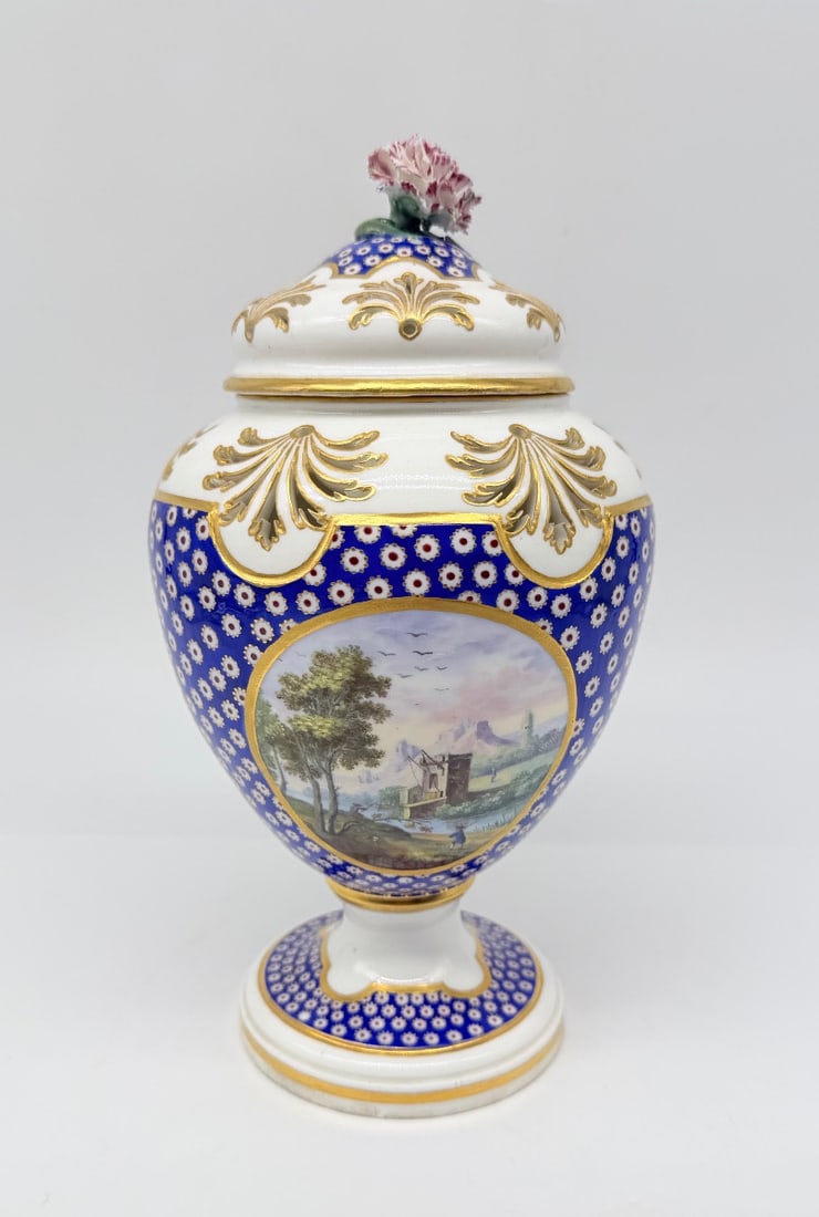 SÈVRES PORCELAIN POT-POURRI VASE AND COVER ("VASE POMPADOUR") (1 of 12)