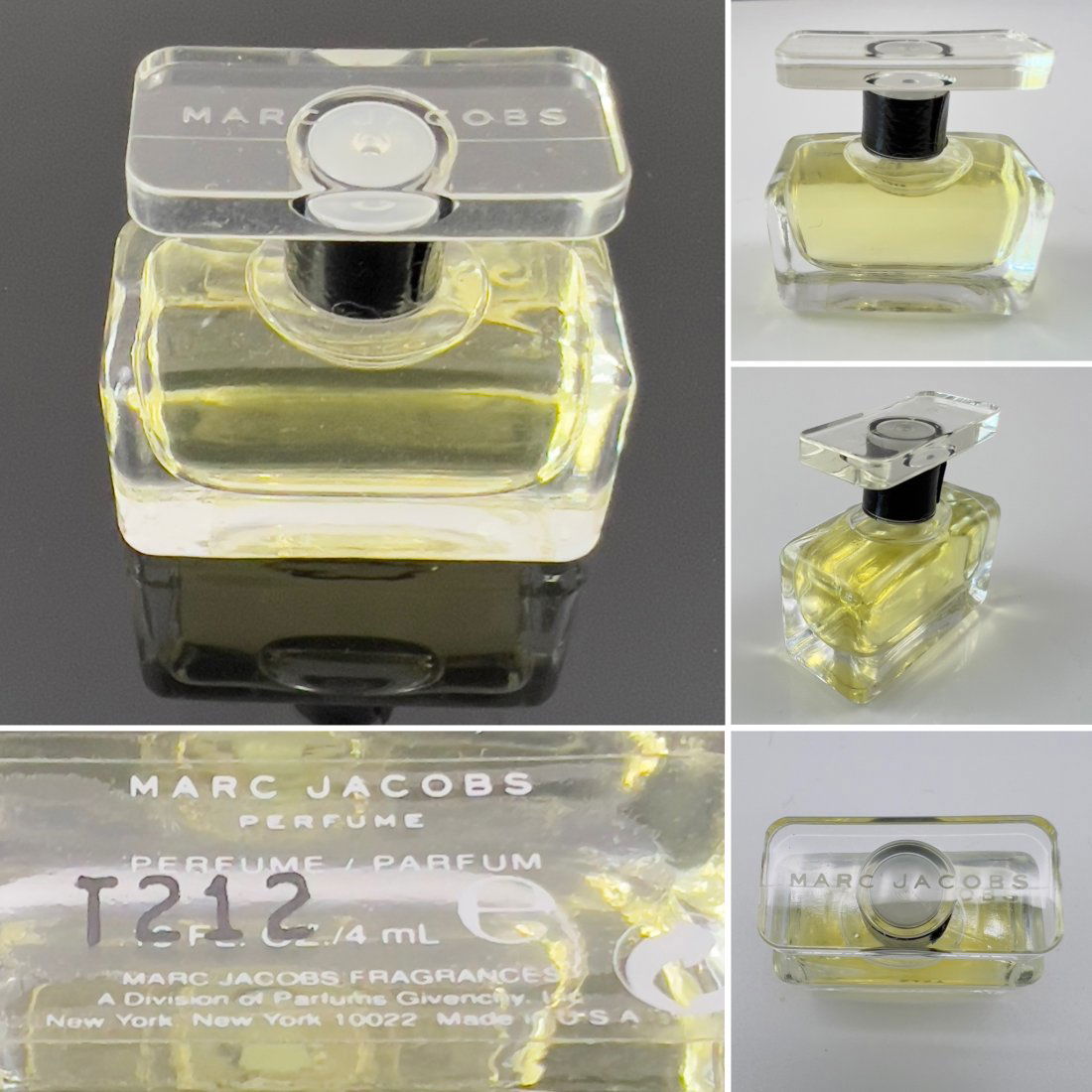 A CLASSIC MARC JACOBS by PARFUMS GIVENCHY GLASS BOTTLE W/PERFUME 4ML (1 of 10)