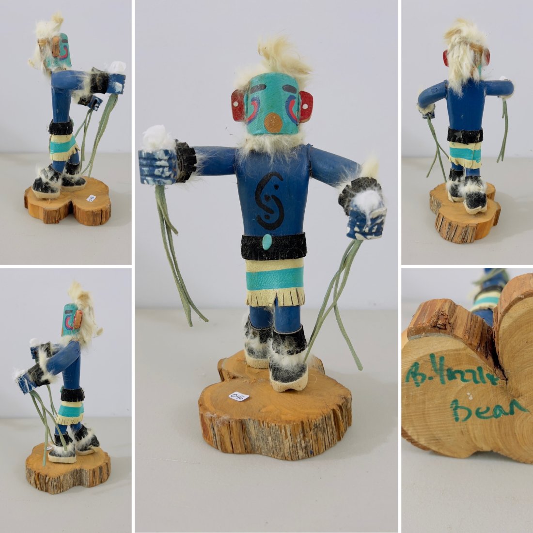 AN OLD VINTAGE KACHINA DOLL BEAR by SMITH (1 of 6)