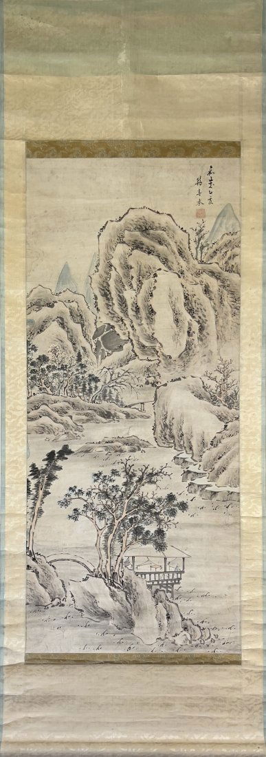 ANTIQUE CHINESE LANDSCAPE, CIRCA 1815, MONGOLIA (1 of 10)