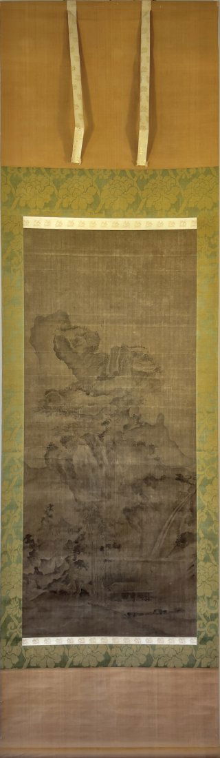 ANTIQUE CHINESE LANDSCAPE, ANONYMOUS, W/CERTIFICATE BY TANI BUNCHO (1763-1841) (1 of 14)