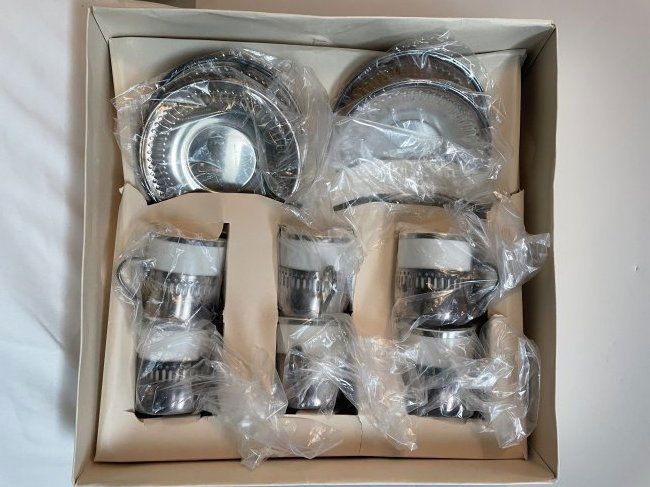 Vintage New in the Box 18 Piece Bel Prata 90 Espresso 18 Piece Set (1 of 4)
