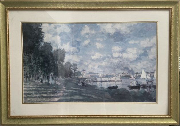 CLAUDE MONET FRAMED MATTER LITHOGRAPH  40 X 28 (1 of 4)