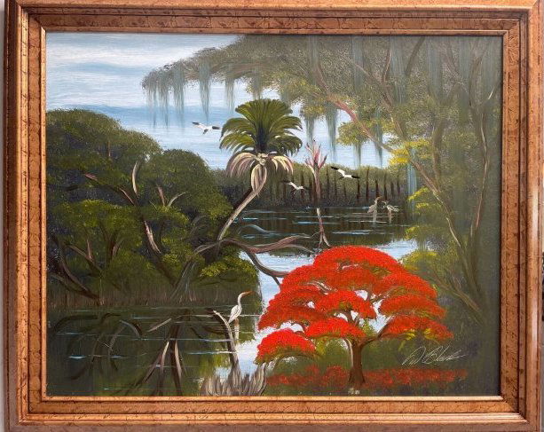 UNBELIEVABLE DETAIL OF ANY HIGHWAYMEN PAINTING MASTER PIECE BY AL BLACK (1 of 5)