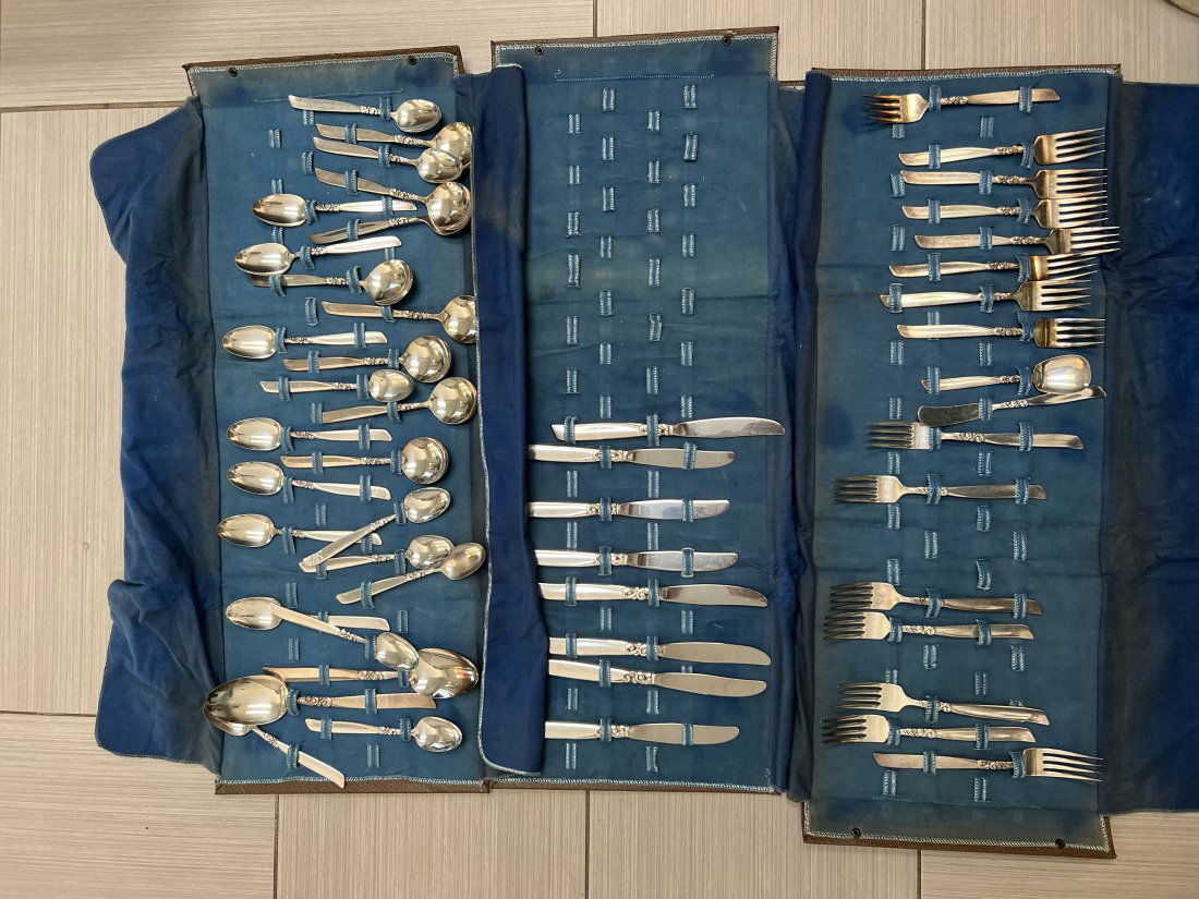 51 PIECE Mid-Century South Seas Silverplate Flatware Set for Community / Onedia (1 of 5)