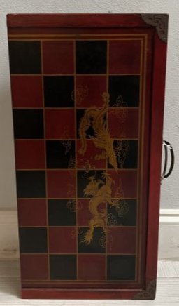 VINTAGE LARGE CHINESE CHESS SET ,HAND MADE TERRACOTTA WARRIORS CHESS PIECES (1 of 5)