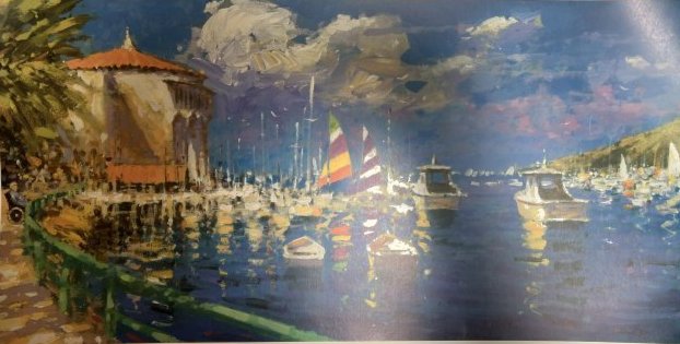 MARKO MAVROVICH " A DAY IN CATALINA" SERIOLITHOGRAPH IN COLOR ON ARCHIVAL PAPER SIGNED IN THE PLATE: DESCRIPTION:MARKO MAVROVICH " A DAY IN CATALINA" SERIOLITHOGRAPH IN COLOR ON ARCHIVAL PAPER SIGNED IN THE PLATE CIRCA: 2011 ORIGIN: AMERICA