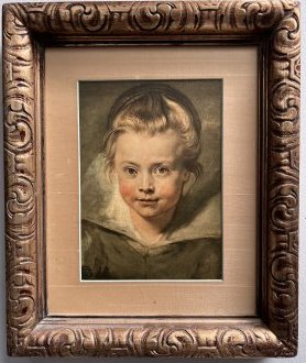 PORTRAIT OF CLARA SERENA RUBENS BY PETER PAUL RUBENS 1618 FRAMED 14 X 17 (1 of 3)