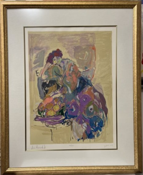 LEA AVIZEDEK SERIGRAPH L/E HAND SIGNED AND NUMBERED: LEA AVIZEDEK SERIGRAPH L/E HAND SIGNED AND NUMBERED 31" X 38"Lea Avizedek was born in Jerusalem and is descendant of an orthodox family firmly rooted in Israel during five generations. She received he