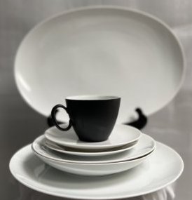 6 PERSON FULL SET WITH SERVING PLATTER "THOMAS BY ROSENTHAL" MADE IN GERMANY 37 PIECES (1 of 6)