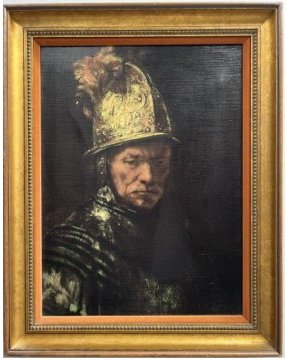 CONTINENTAL SCHOOL PORTRAIT OF A ROMAN SOLIDER 23 X 29: CONTINENTAL SCHOOL PORTRAIT OF A ROMAN SOLIDER 23 X 29 IN HOUSE SHIPPING $150 FREE PICK UP