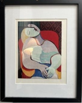 PABLO PICASSO FRAMED PRINT 15 X 12 (1 of 2)