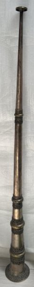 RAG-DUNG CEREMONIAL TIBETAN HORN  BRASS AND COPPER HAND MADE EXPANDABLE (1 of 5)