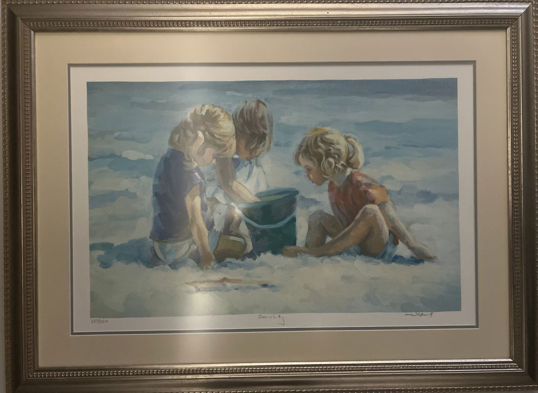 LUCELLE RAAD "CURIOSITY"  STUNNING HAND SIGNED IN PENCIL NUMBERED IN HAND (1 of 6)