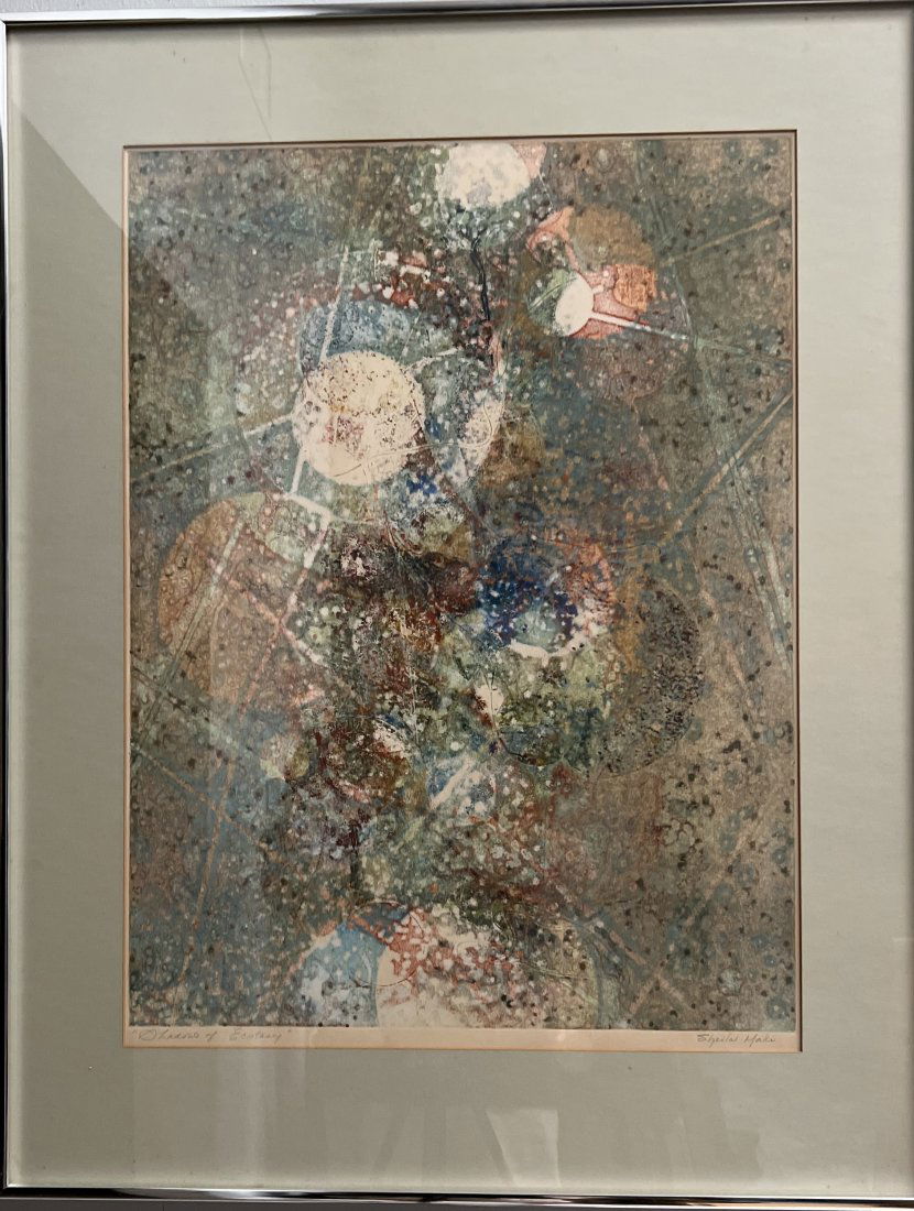 SHEILA MAKI (B 1932 -2021 CANADA) CONTEMPORARY ART "SHADOWS OF ECSTASY" SIGNED LOWER RIGHT (1 of 5)