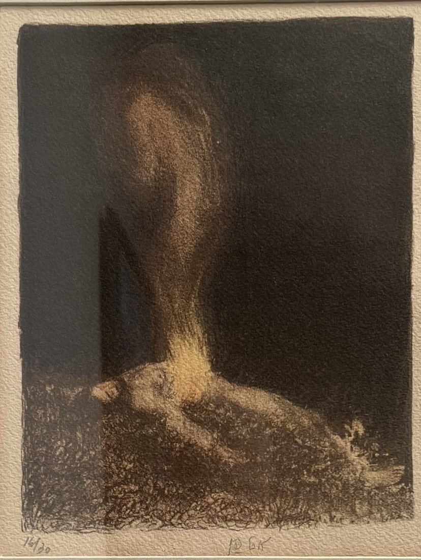 ABLE PANN " AND HE TOOK OVE OF HIS RIBS " FROM THE GENESIS PORTFOLIO , SIGNED IN PENCIL: ABLE PANN " AND HE TOOK OVE OF HIS RIBS " FROM THE GENESIS PORTFOLIO ,HAND SIGNED IN PENCIL NUMBERED 14.5 X 17 WE OFFER FREE PICK UP OR OUR IN-HOUSE PREFERRED SHIPPER IS UPS #4825 Starr Almeida, EMAIL