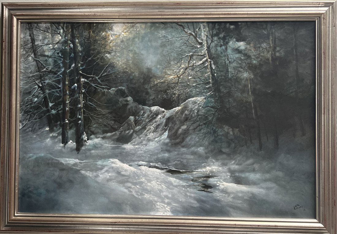 ORIGINAL RUTH ROMNEY (1922-2012) LANDSCAPE OIL PAINTING (1 of 9)