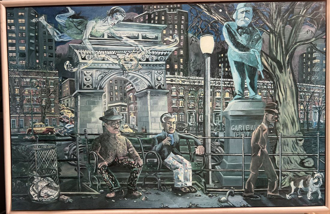 RED GROOMS CHANCE ENCOUNTER AT 3 AM DATED 1984 LARGE STUNNING PIECE GICLEE (1 of 7)