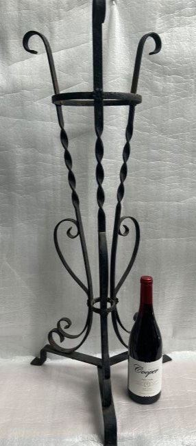 Vintage Antique mid Century Hand Forged Wrought Iron Plant Stand (1 of 1)