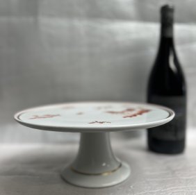 Richard Ginori, Italy Porcelain Footed Cake Stand ‘Oriente’