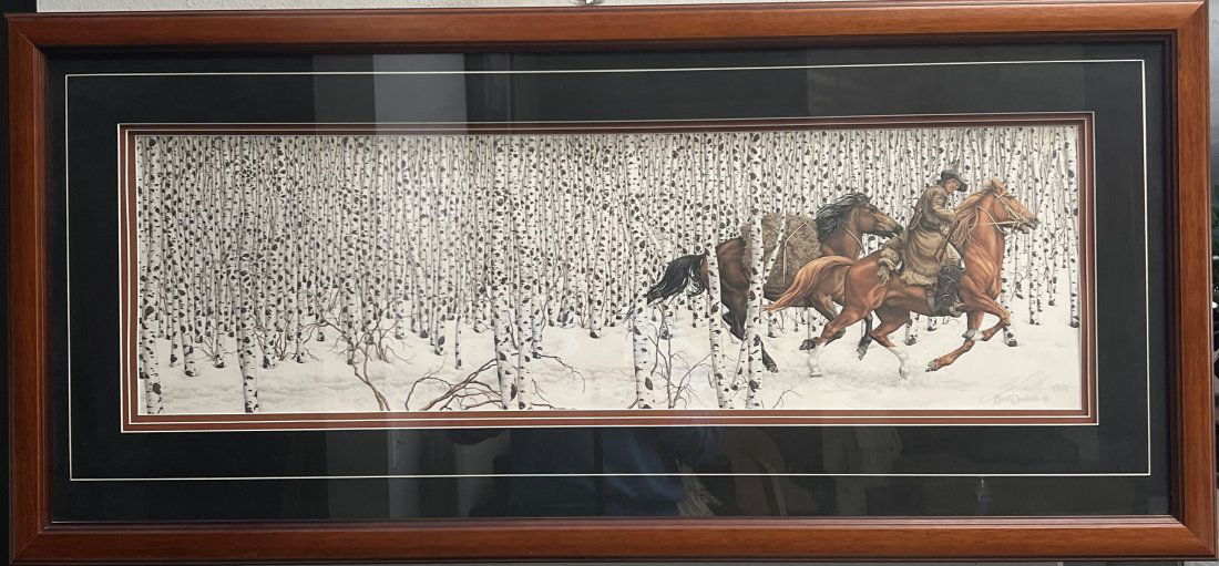 Bev Doolittle "Sacred Ground"  1989 Print Framed, Hand Signed and Numbered (1 of 5)