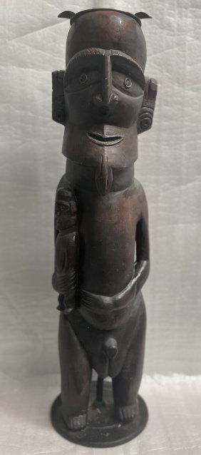 BATAK ART -ART OF THE ANCESTORS- A CIVILIZATION IN NORTHERN SUMATRA -WOOD STATUE