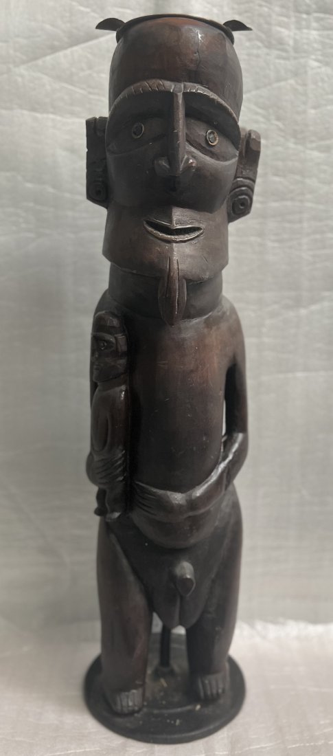 BATAK ART -ART OF THE ANCESTORS- A CIVILIZATION IN NORTHERN SUMATRA -WOOD STATUE (1 of 4)