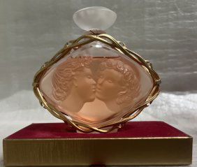 Le Baiser Perfume Parfum Lalique  Frosted Cherubs This Kiss  3.4 us fl  Ltd Edition 1999