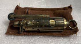 ANTIQUE Brass Trench Military  Lighter  Vintage WWll